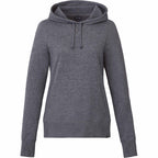 Argus Eco Fleece Pullover Hoodie for Women Embroidery - Heather Dark Charcoal - Front
