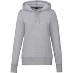 Argus Eco Fleece Pullover Hoodie for Women Embroidery - Heather Grey - Front
