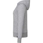 Argus Eco Fleece Pullover Hoodie for Women Embroidery - Heather Grey - Left Side