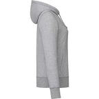 Argus Eco Fleece Pullover Hoodie for Women Embroidery - Heather Grey - Right Side