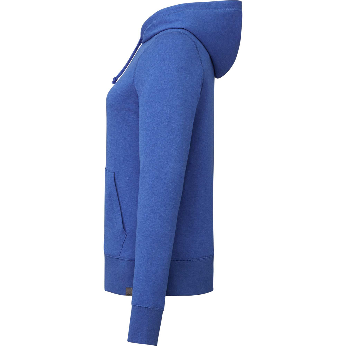 Argus Eco Fleece Pullover Hoodie for Women Embroidery - New Royal Heather - Left Side