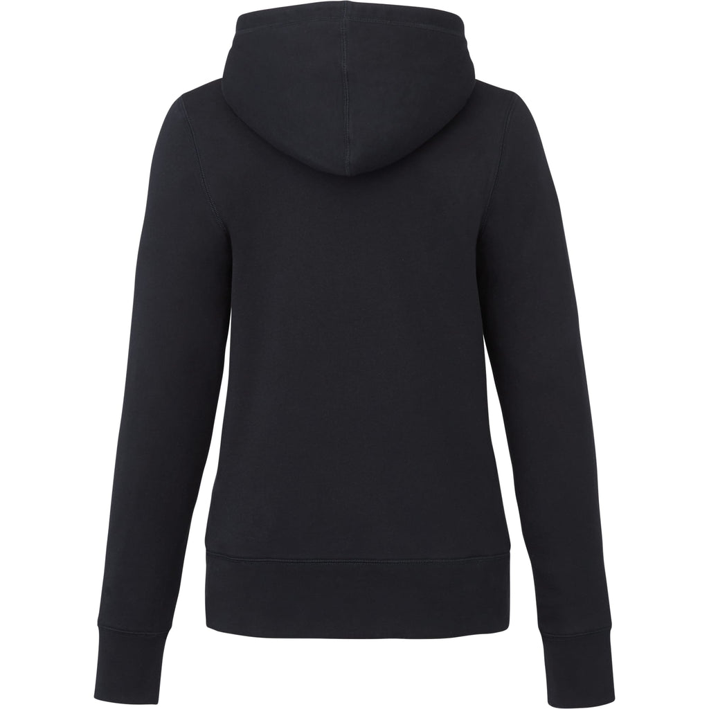 Argus Eco Fleece Pullover Hoodie for Women Transfer - Black - Back