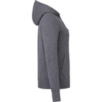Argus Eco Fleece Pullover Hoodie for Women Transfer - Heather Dark Charcoal - Right Side