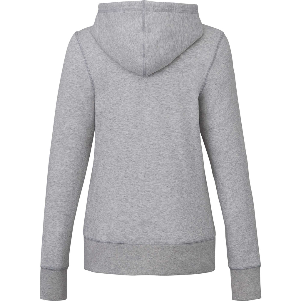 Argus Eco Fleece Pullover Hoodie for Women Transfer - Heather Grey - Back