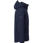Arlington 3-in-1 Waterproof Jacket with Fleece Liner for Men Debossing - Vintage Navy/Hthr Dk Charcoal - Right Side
