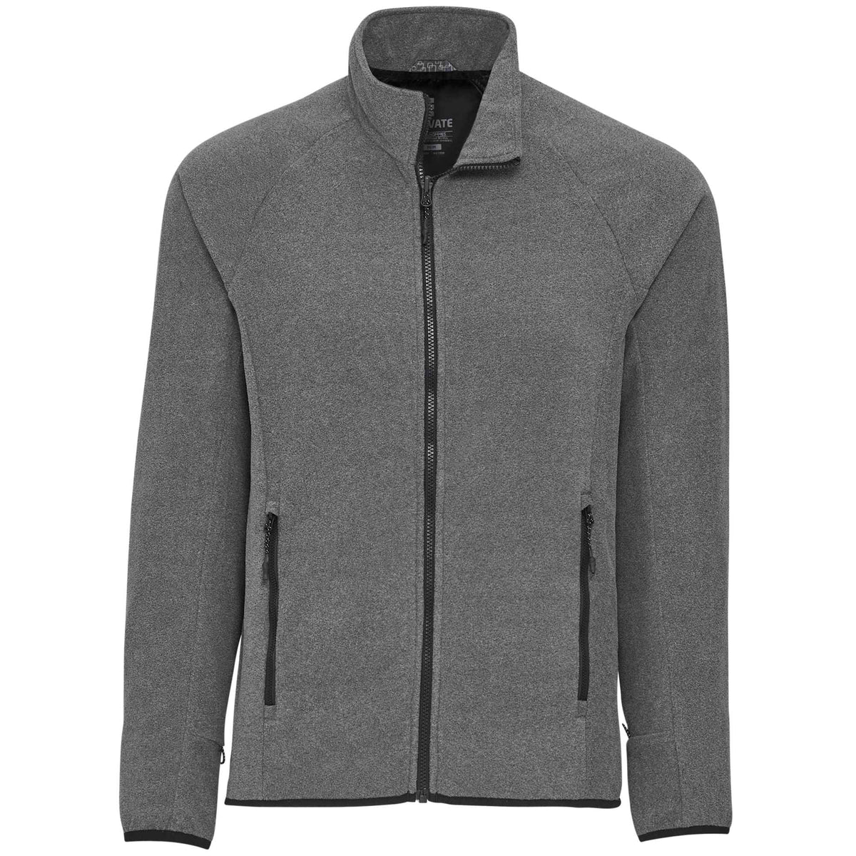 Arlington 3-in-1 Waterproof Jacket with Fleece Liner for Men Embroidery - Team Red/Heather Dark Charcoal - Front Flat 2