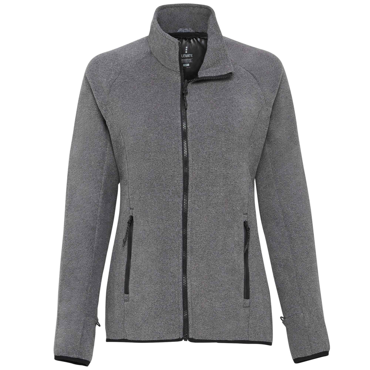 Arlington 3-in-1 Waterproof Jacket with Fleece Liner for Women Transfer - Black/Heather Dark Charcoal - Front Inside