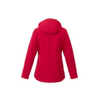 Arlington 3-in-1 Waterproof Jacket with Fleece Liner for Women Transfer - Team Red/Heather Dark Charcoal - Back Flat