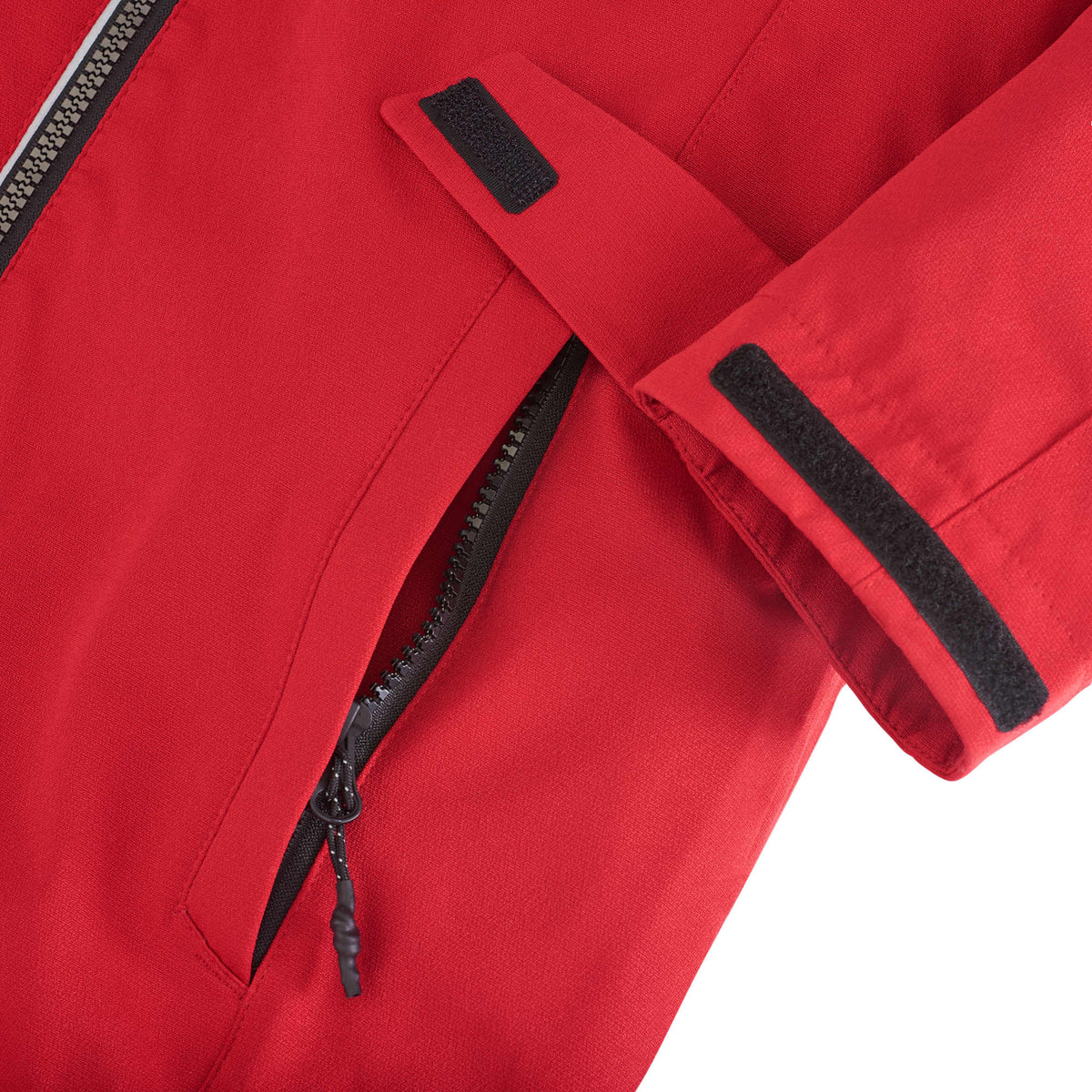 Arlington 3-in-1 Waterproof Jacket with Fleece Liner for Women Transfer - Team Red/Heather Dark Charcoal - Detail 3