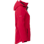 Arlington 3-in-1 Waterproof Jacket with Fleece Liner for Women Transfer - Team Red/Heather Dark Charcoal - Right Side