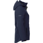 Arlington 3-in-1 Waterproof Jacket with Fleece Liner for Women Transfer - Vintage Navy/Hthr Dk Charcoal - Right Side