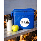 Arlo Box Cooler in Recycled PET, 9 Cans Embroidery - Royal Blue - View 4