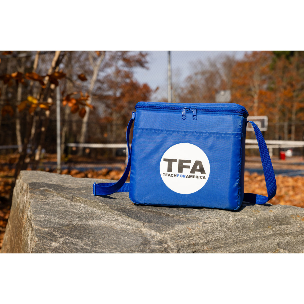 Arlo Box Cooler in Recycled PET, 9 Cans - Royal Blue - View 6