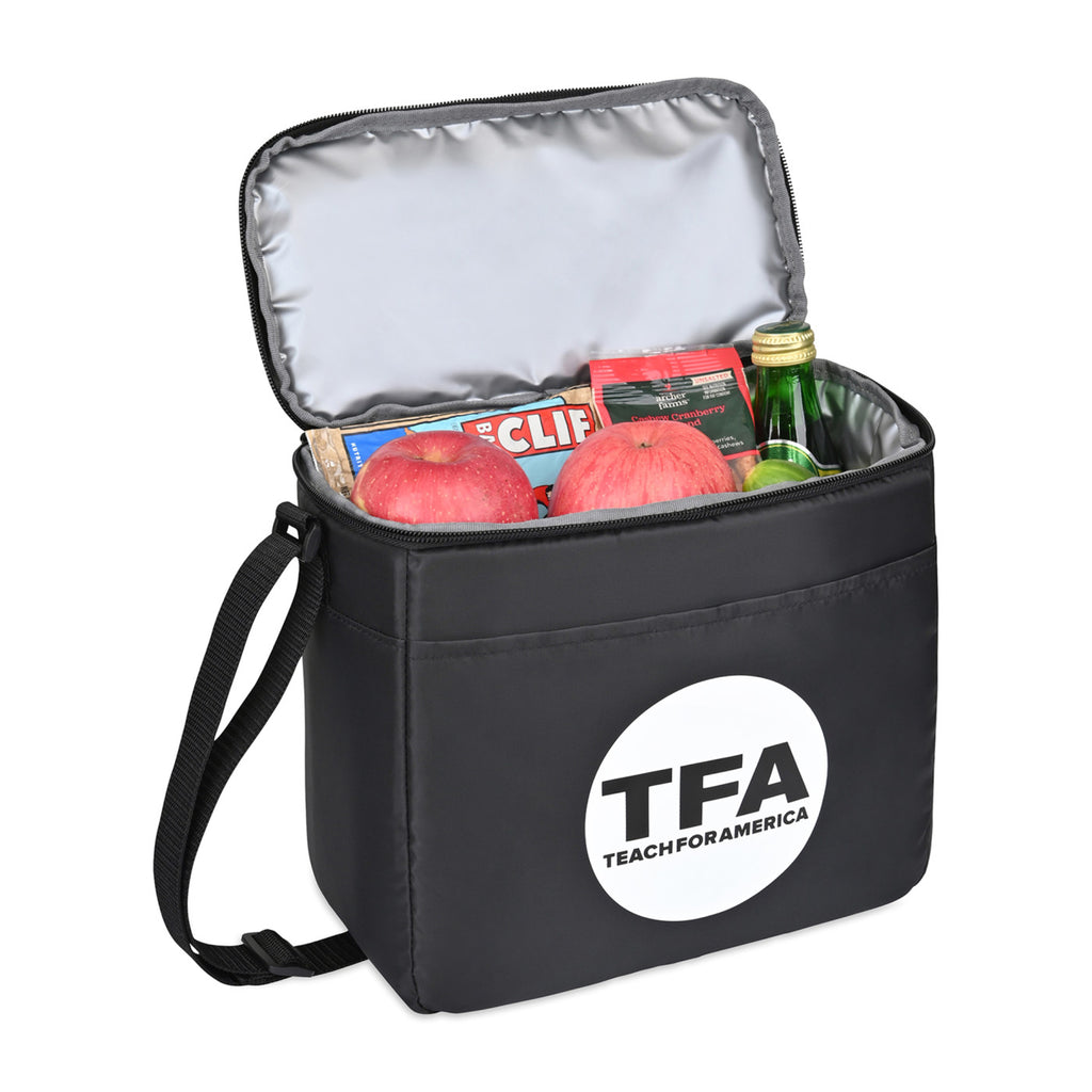 Arlo Box Cooler in Recycled PET, 9 Cans Transfer - Black - View 2