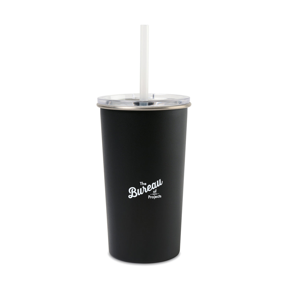 Arlo Classics Stainless Steel Straw Tumbler, 20 oz - Black - View 1