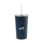 Arlo Classics Stainless Steel Straw Tumbler, 20 oz - Matte Navy - View 1