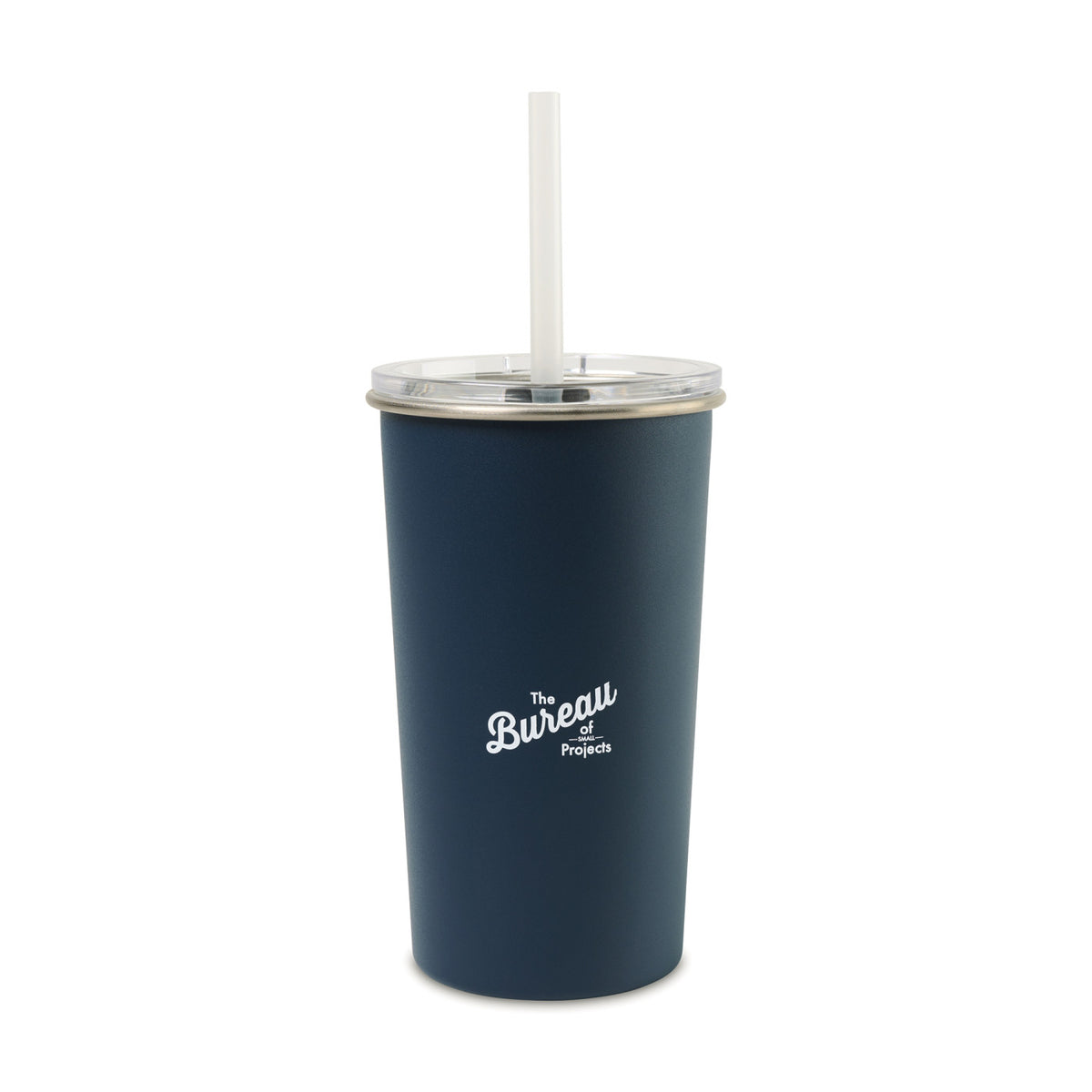 Arlo Classics Stainless Steel Straw Tumbler, 20 oz - Matte Navy - View 1