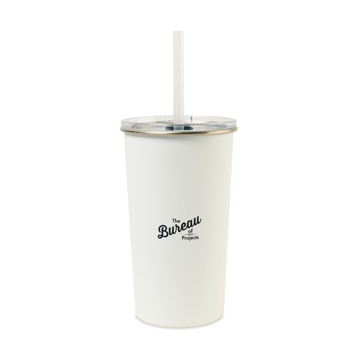 Arlo Classics Stainless Steel Straw Tumbler, 20 oz - White - View 1