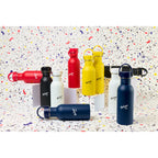 Arlo Classics Stainless Steel Water Bottle, 17 oz Full Color - Matte Navy - View 3