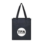 Arlo Deluxe Shopping Bag in Recycled Non-Woven Transfer - Black - View 1