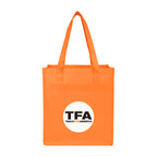 Arlo Deluxe Shopping Bag in Recycled Non-Woven Transfer - Orange - View 1