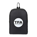 Arlo Recycled Backpack with Key Leash Embroidery - Black - View 1