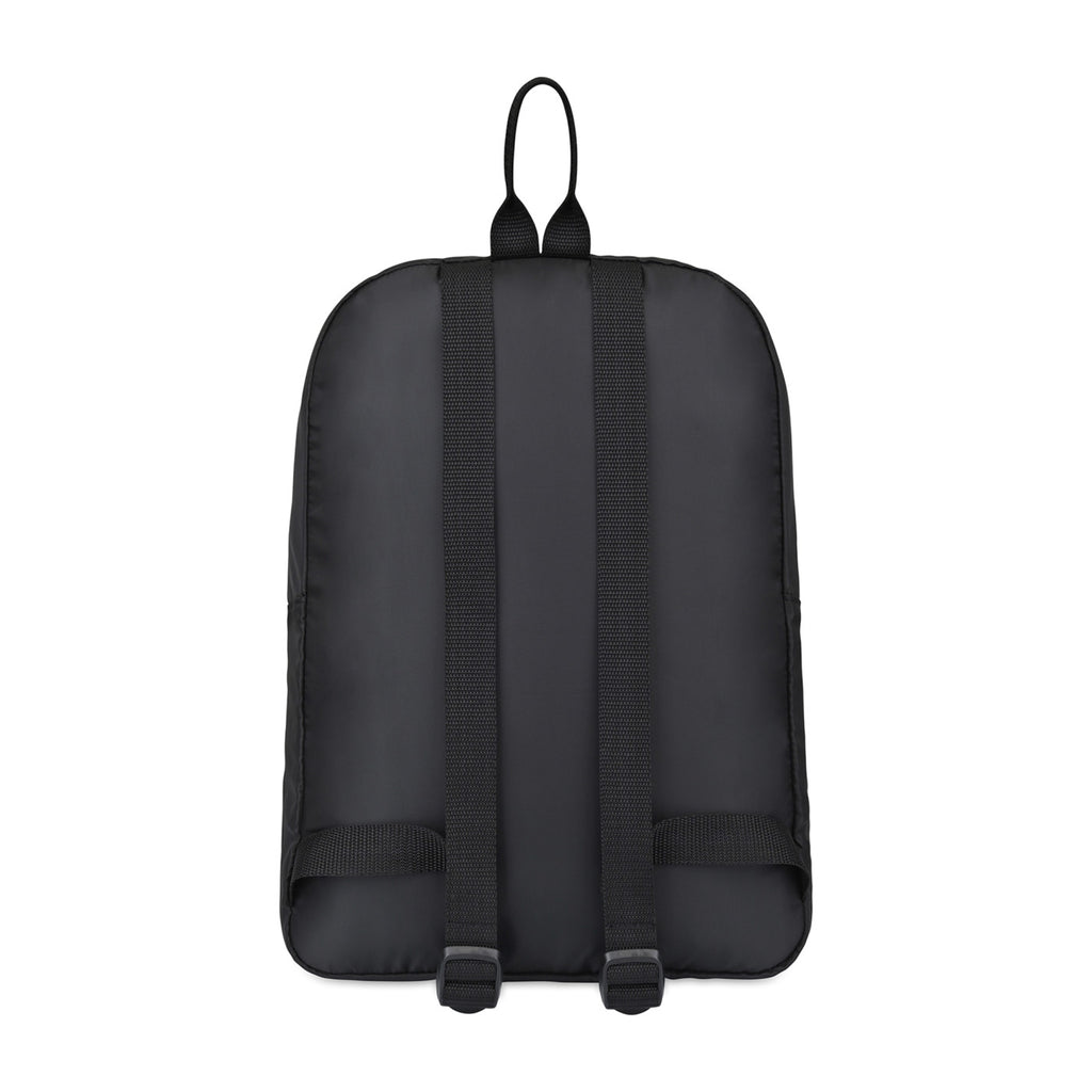 Arlo Recycled Backpack with Key Leash Embroidery - Black - View 4