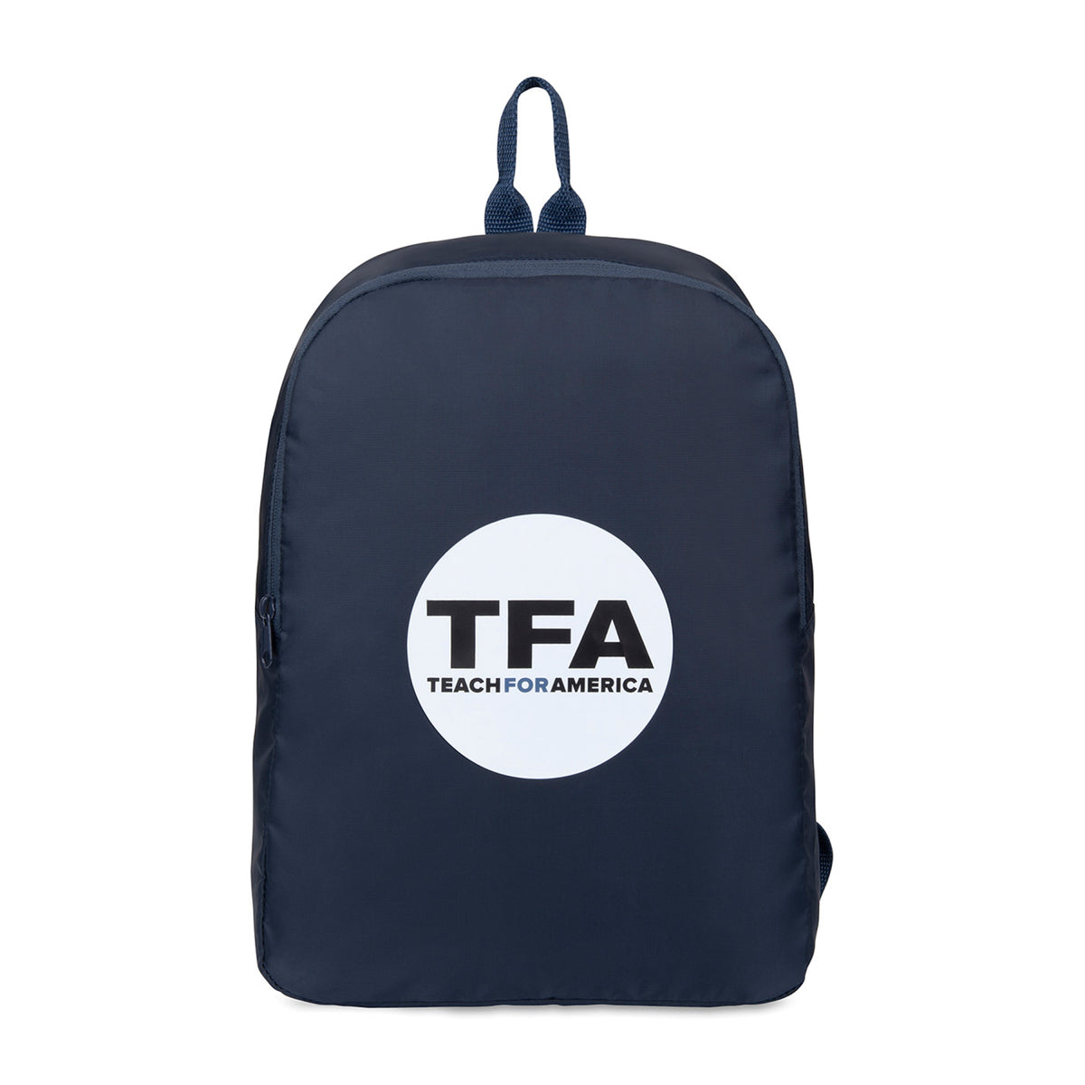 Arlo Recycled Backpack with Key Leash Transfer - Navy - View 1