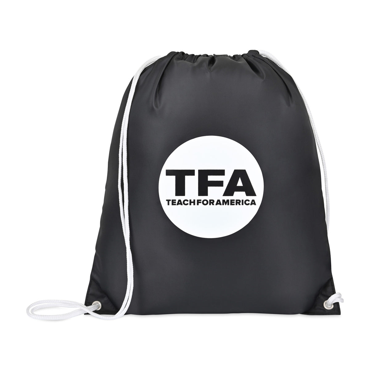 Arlo Recycled Drawstring Backpack - Black - View 1