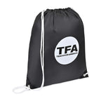 Arlo Recycled Drawstring Backpack - Black - View 2