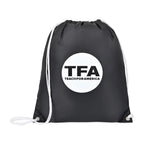 Arlo Recycled Drawstring Backpack Embroidery - Black - View 1