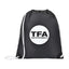 Arlo Recycled Drawstring Backpack Embroidery - Black - View 1