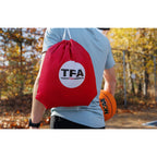 Arlo Recycled Drawstring Backpack Embroidery - Red - View 5