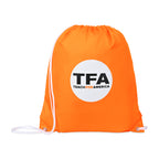 Arlo Recycled Drawstring Backpack - Orange - View 1