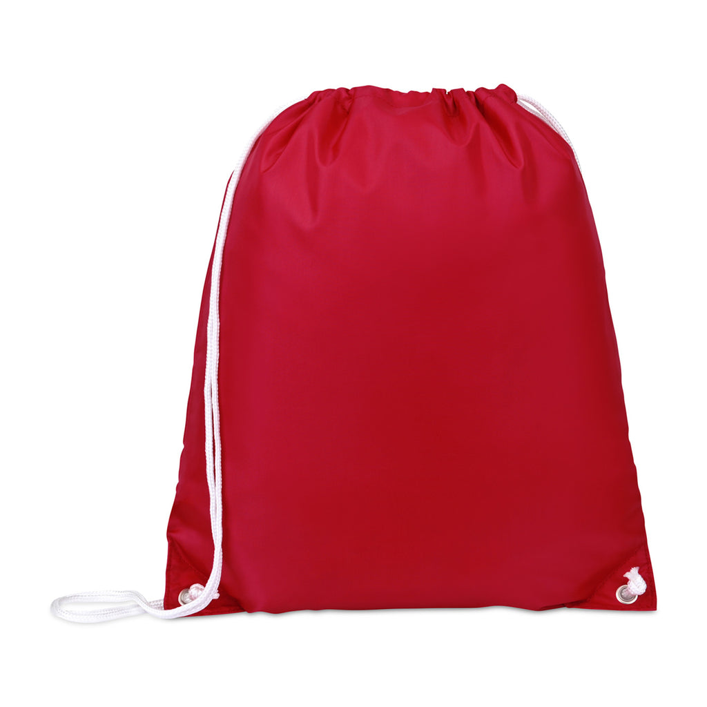 Arlo Recycled Drawstring Backpack - Red - View 3