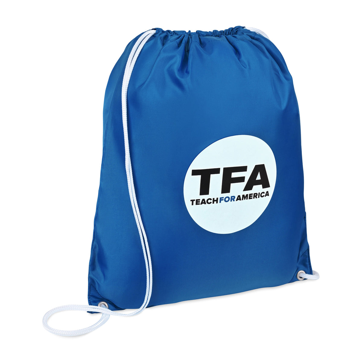 Arlo Recycled Drawstring Backpack - Royal Blue - View 2