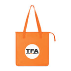 Arlo Recycled Insulated Grocery Tote - Orange - View 1