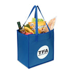 Arlo Recycled Insulated Grocery Tote - Royal Blue - View 3