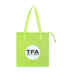 Arlo Recycled Insulated Grocery Tote Transfer - Lime Green - View 1