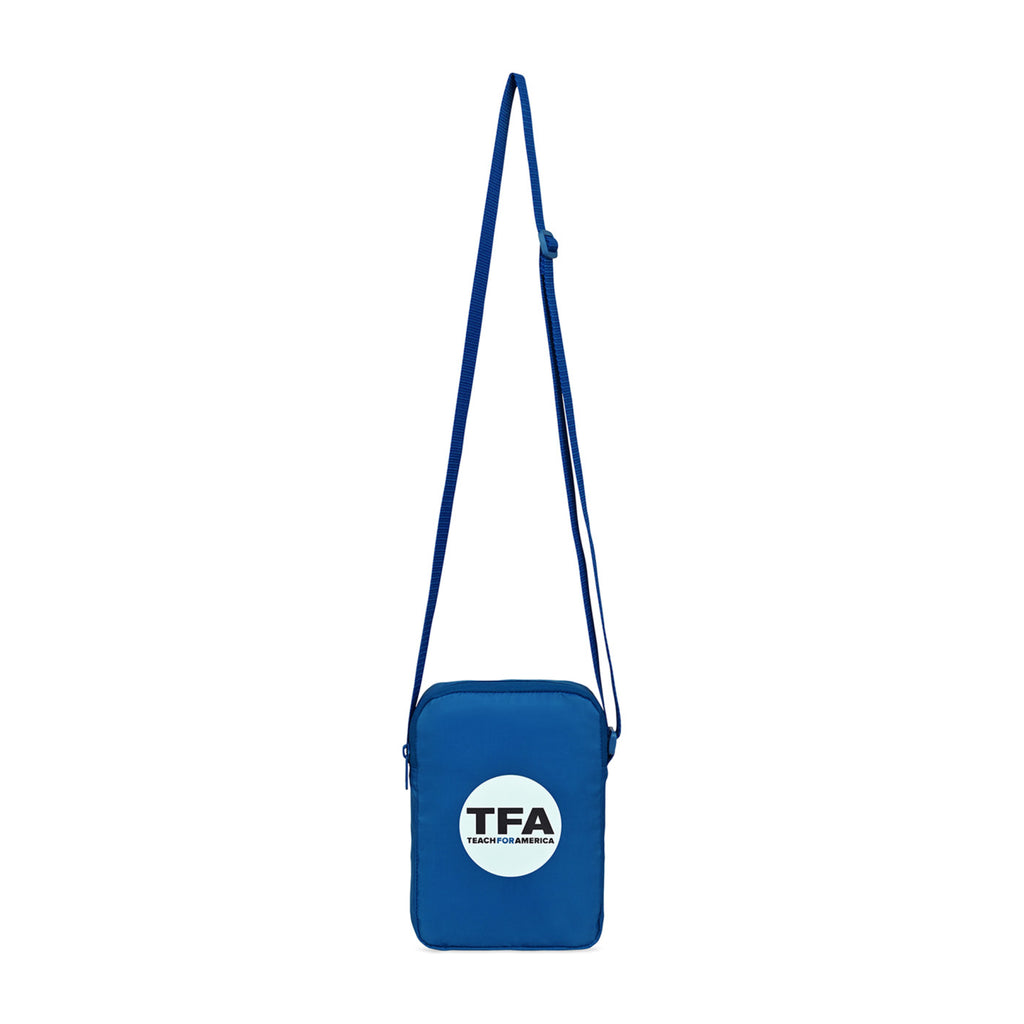 Arlo Recycled Mini Crossbody Bag Embroidery - Royal Blue - View 2
