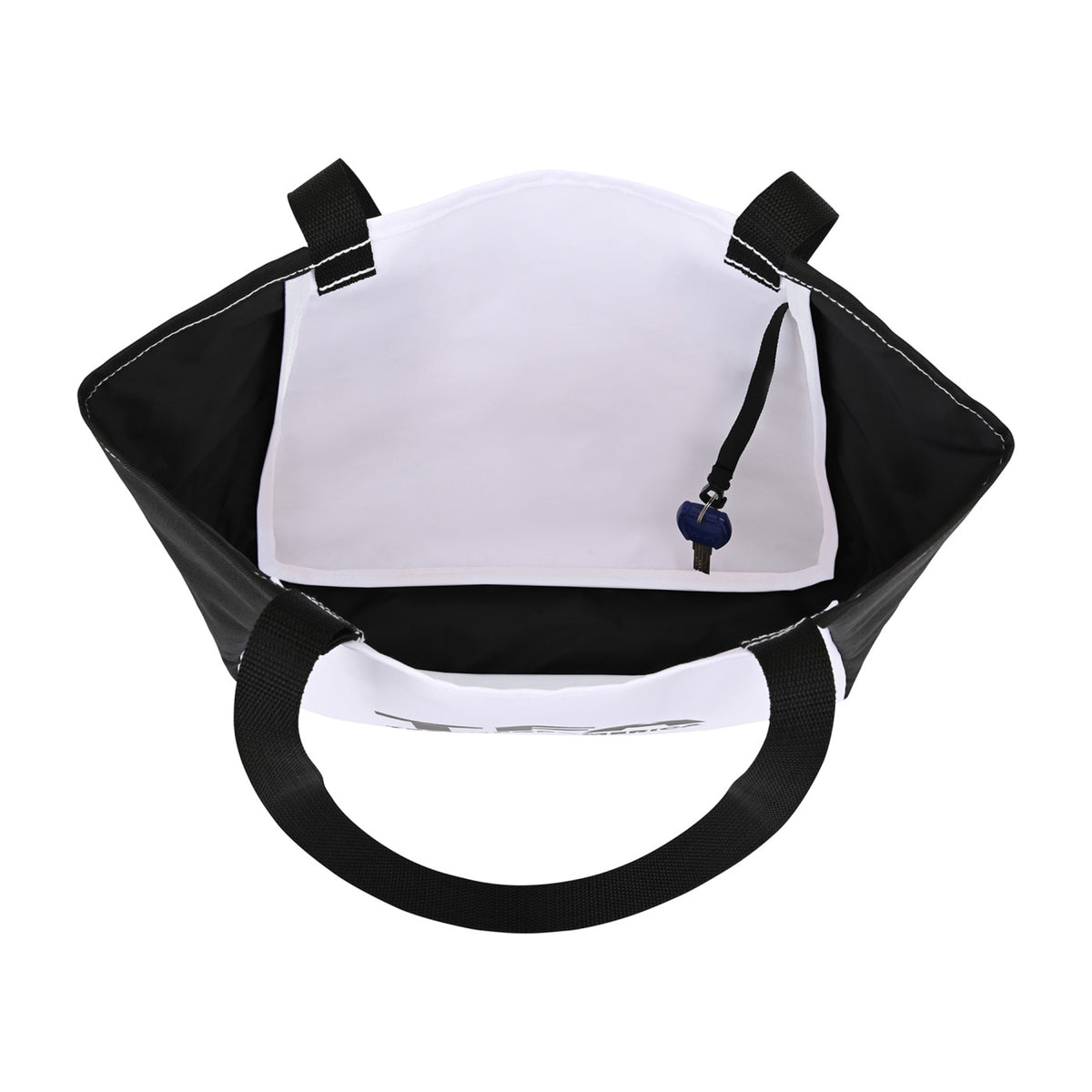 Arlo Recycled Tote Bag with Pen Loop - Black - View 4