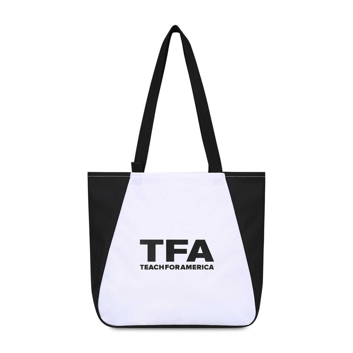 Arlo Recycled Tote Bag with Pen Loop Embroidery - Black - View 2