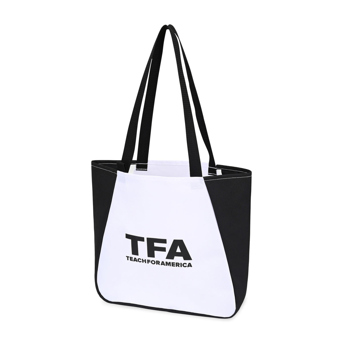 Arlo Recycled Tote Bag with Pen Loop Embroidery - Black - View 3