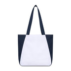Arlo Recycled Tote Bag with Pen Loop Embroidery - Navy - View 3