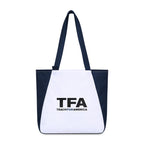Arlo Recycled Tote Bag with Pen Loop - Navy - View 2