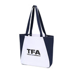 Arlo Recycled Tote Bag with Pen Loop - Navy - View 4
