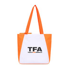 Arlo Recycled Tote Bag with Pen Loop - Orange - View 1
