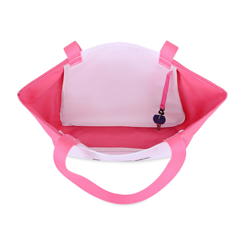 Arlo Recycled Tote Bag with Pen Loop - Pink - View 4