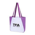 Arlo Recycled Tote Bag with Pen Loop - Purple - View 3