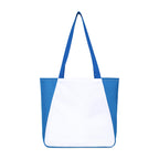 Arlo Recycled Tote Bag with Pen Loop - Royal Blue - View 4